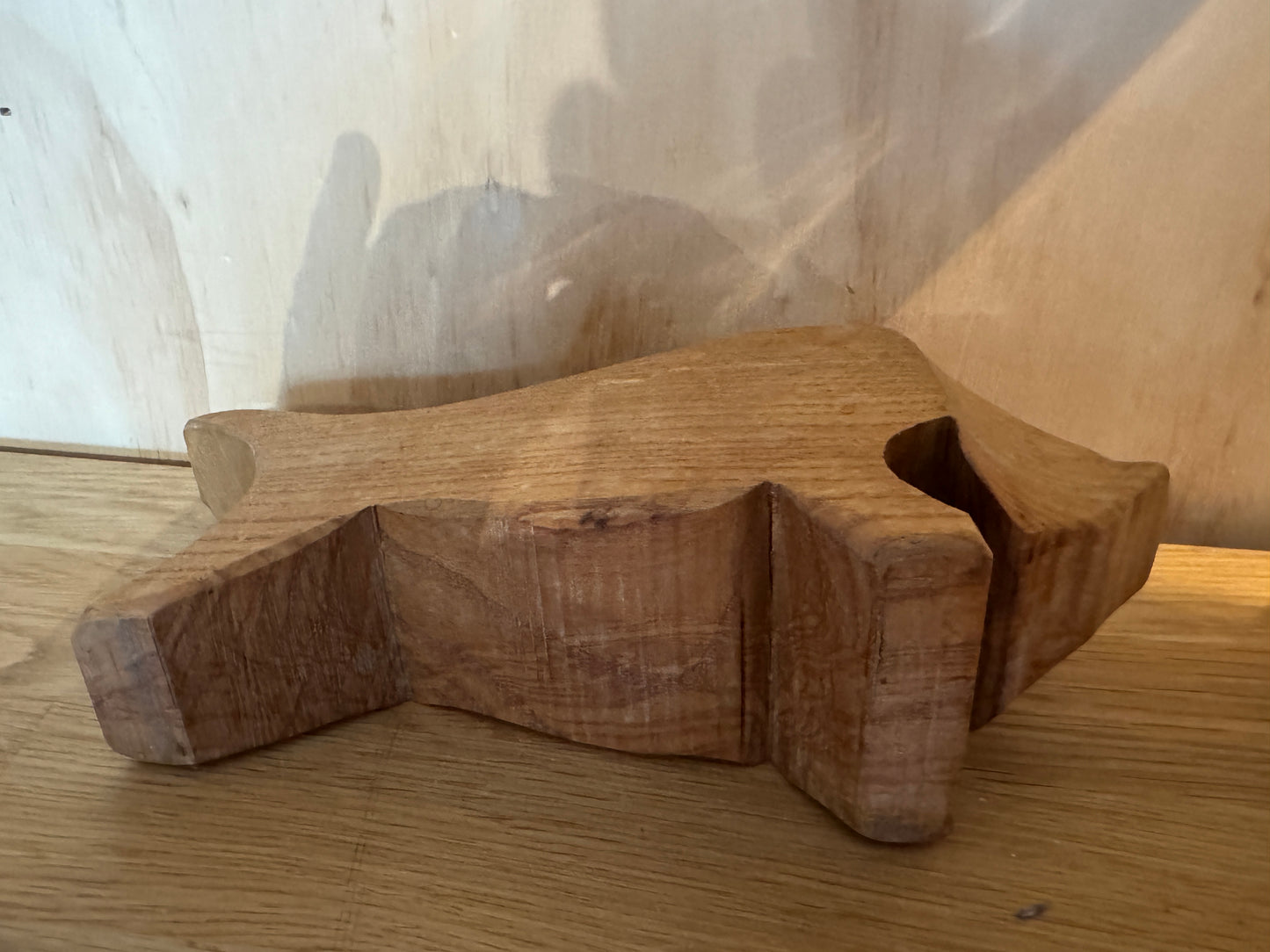 Mid Century wooden Bull