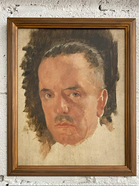 Oil Portrait of a Gentleman (Possibly a "Spiv")