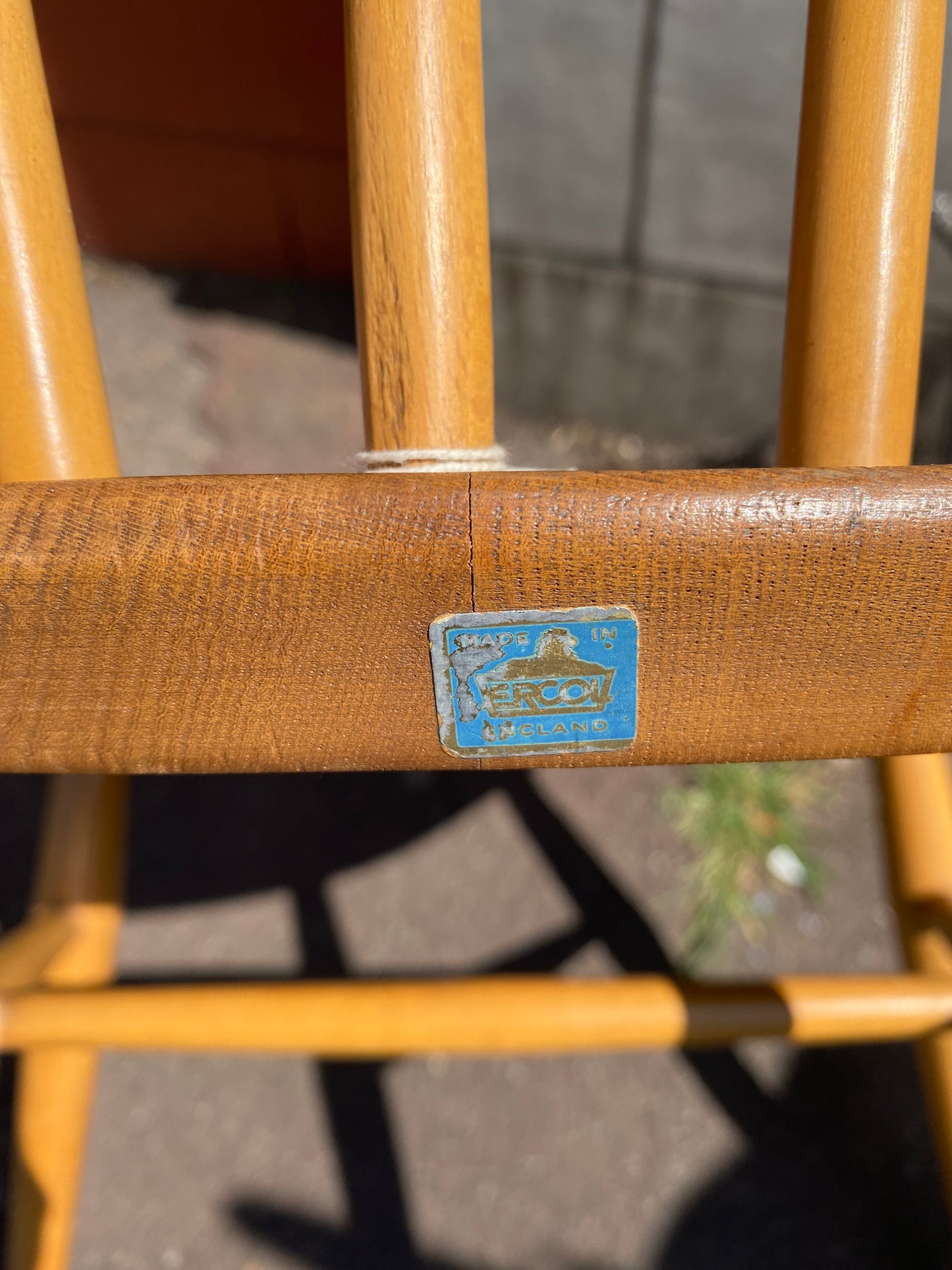 Ercol Dresser Table Chair - (Model 414) Blonde - Lovely Rare Piece