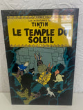 A Pair of Graphic Tiles HERGE The Adventures of TINTIN LES AVENTURES OF TINTIN ON A MARCHE SUR LA LAUNE and LE TEMPLE DU SOLEIL