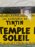 A Pair of Graphic Tiles HERGE The Adventures of TINTIN LES AVENTURES OF TINTIN ON A MARCHE SUR LA LAUNE and LE TEMPLE DU SOLEIL