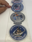 NASA Shuttle Maiden Flights Sew on Patches from The Kennedy Space Center's Visitors Complex