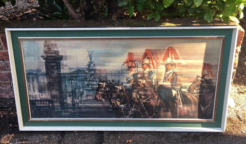 Household Cavalry  by Mason  - Fab Mid Century print iconic