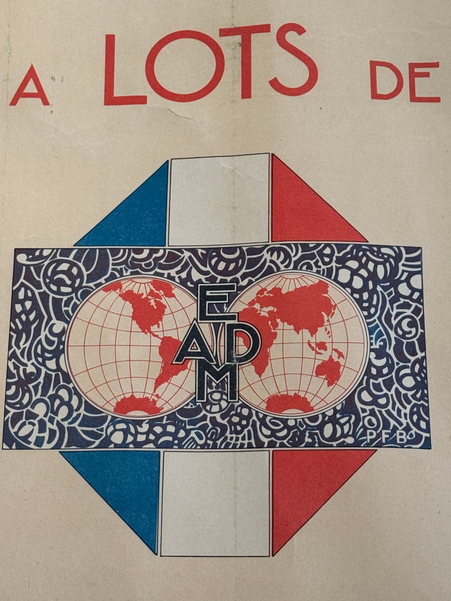 Original 1925 Art Deco Exhibition Poster – Exposition Internationale des Arts Décoratifs, Paris