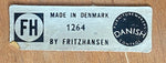 Vintage Arne Jacobsen Tripod Stool  Manufactured By Fritz Hansen , Denmark