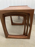 A TEAK MID CENTURY G PLAN QUADRILLE NEST OF 3 TABLES VINTAGE
