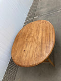 Large Round  Ercol Coffee Table - Light / Blonde Model 454