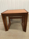 A TEAK MID CENTURY G PLAN QUADRILLE NEST OF 3 TABLES VINTAGE