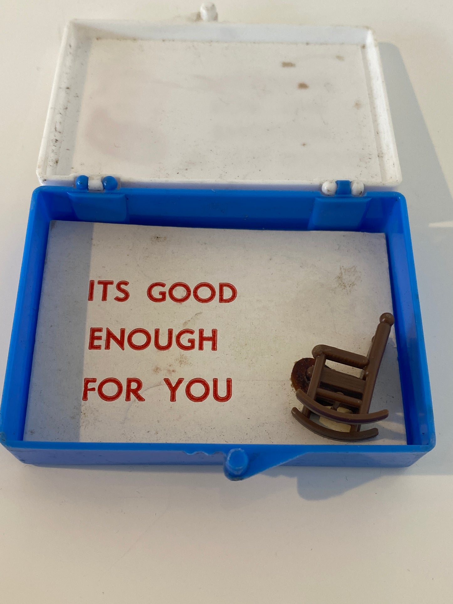 Its Good Enough for the President JFK Little Rocking Chair in Novelty Case