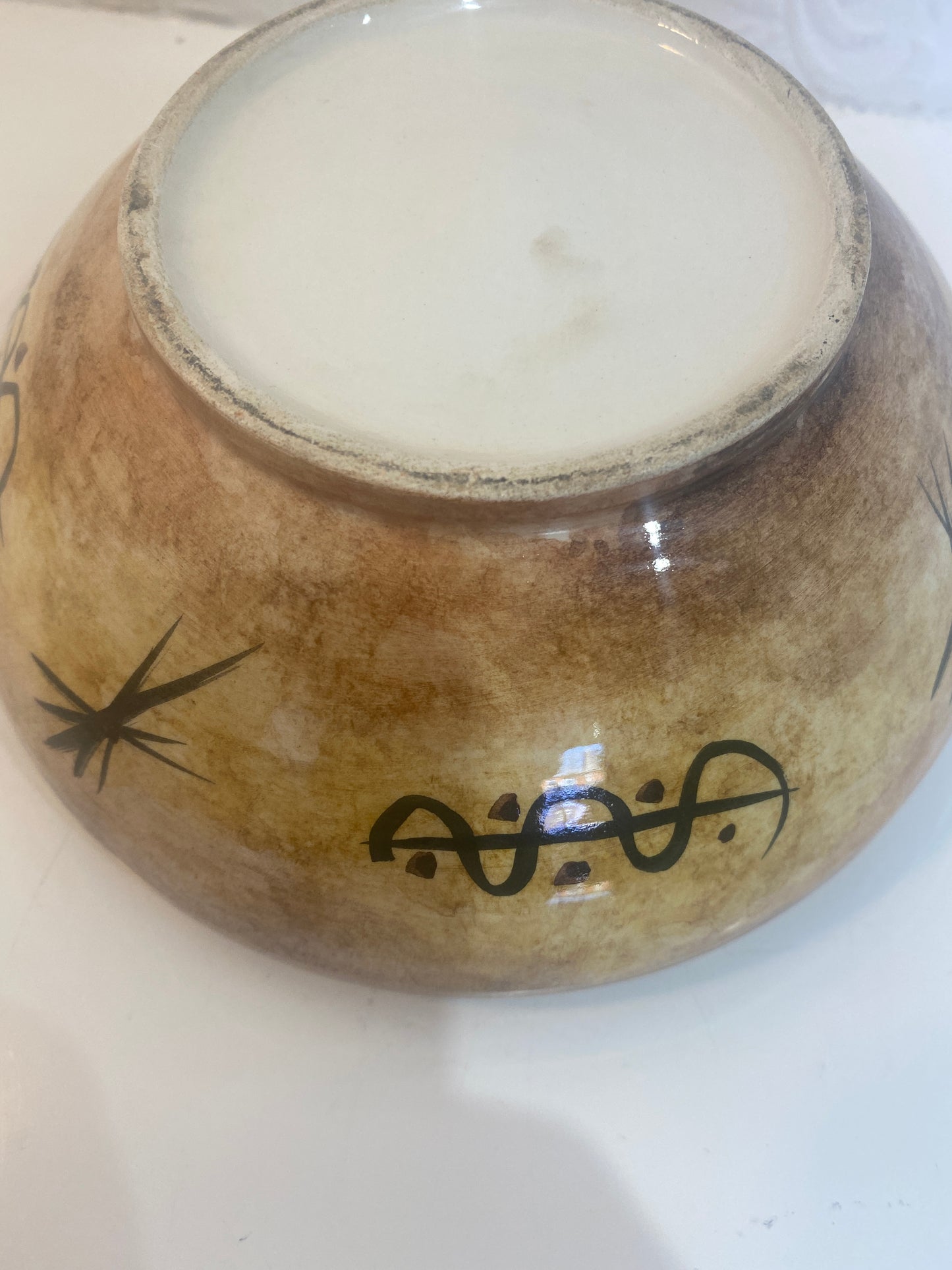 Mid Century Bowl and lid