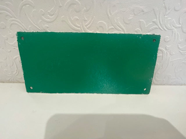 Cast Metal Psychiatric Ward sign