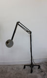 Early Model 1208c Anglepoise Trolley Floor Lamp Manufactured By Herbert Terry & Sons