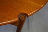 1960's Danish Teak Coffee Table by Peter Hvidt & Orla Mølgaard Nielsen