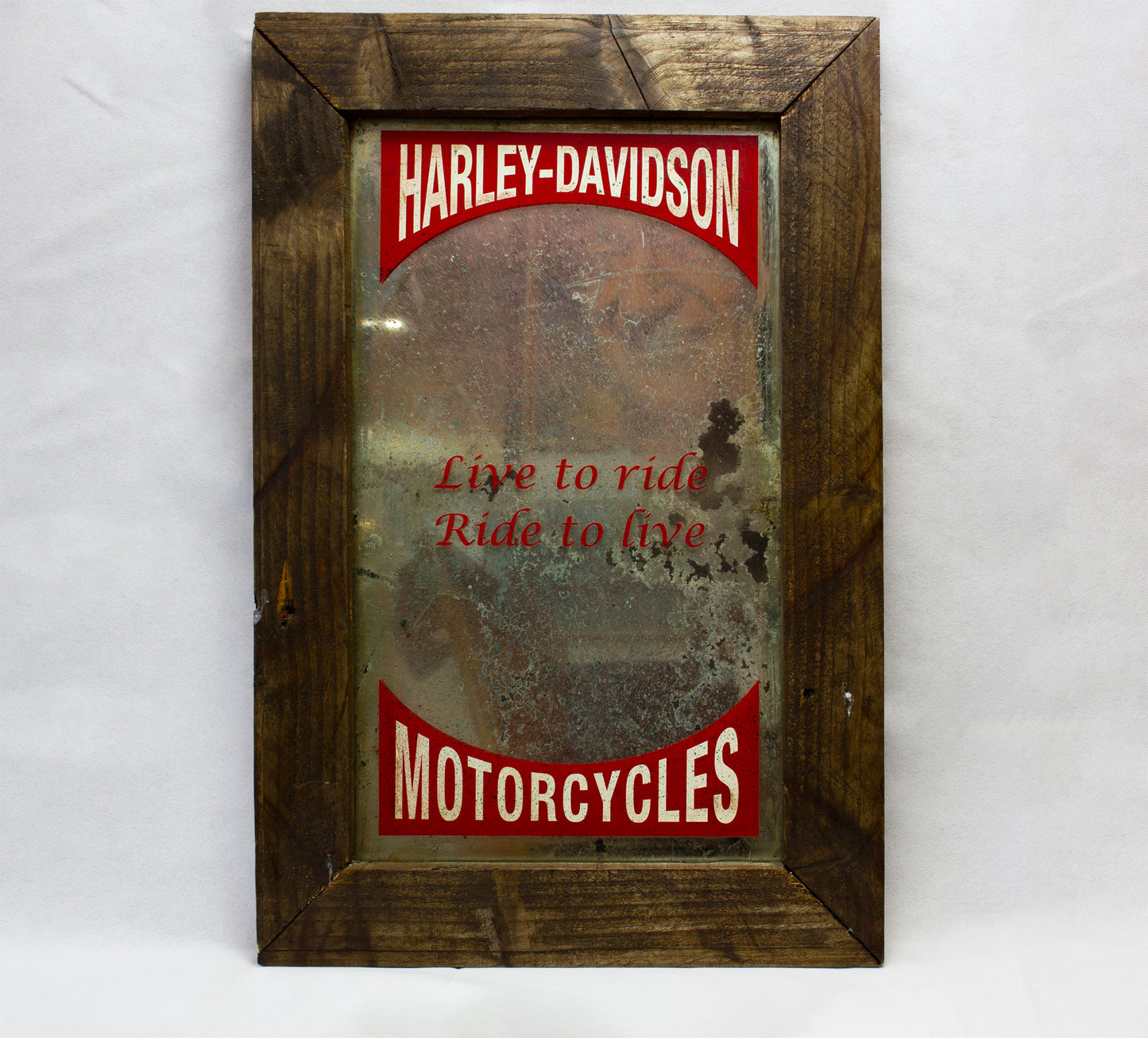 Harley Davidson Mirror - Patina
