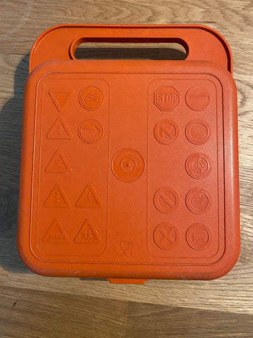 Tupperware - Traffic Sign lunch box 70s / 80s