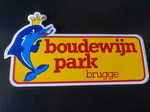 Flemish Belgium Sticker boudewijn park brugge