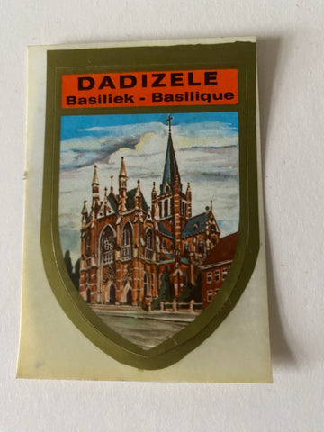 Flemish Belgium Sticker DADIZELE Basiliek Basilique