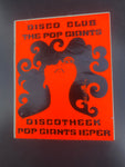Flemish Belgium Sticker DISCO CLUB THE POP GIANTS DISCOTHEEK POP GIANTS IEPER