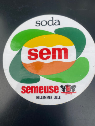 Flemish Belgium Sticker sem soda semeuse HELLEMMES LILLE
