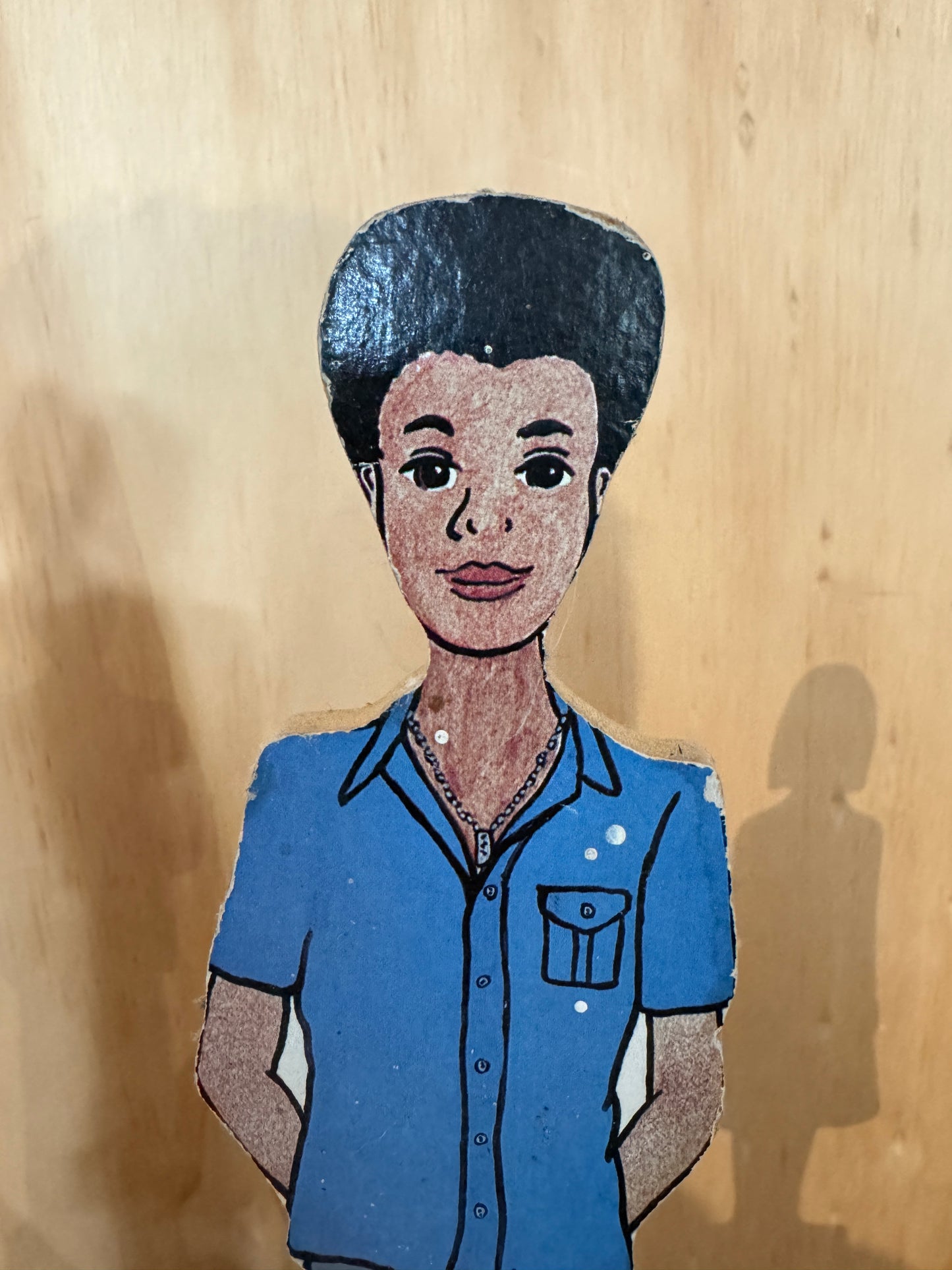 Vintage Galt Toys Leaning aids : Afro and Asian Figures ( Puppet Family Range / Educational Division)