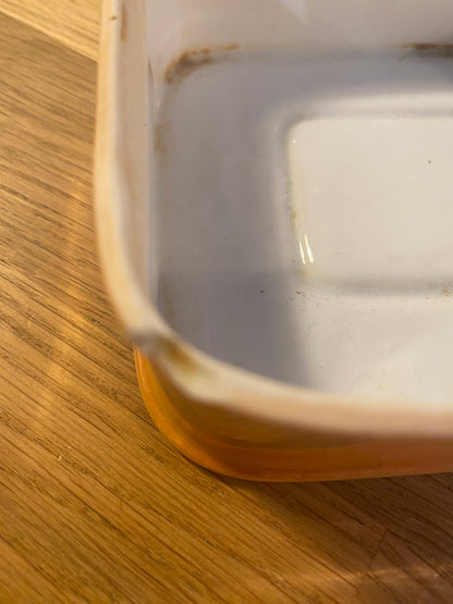 Czech / Slovakian - Fish Trinkets pot - Orange - Victoria China