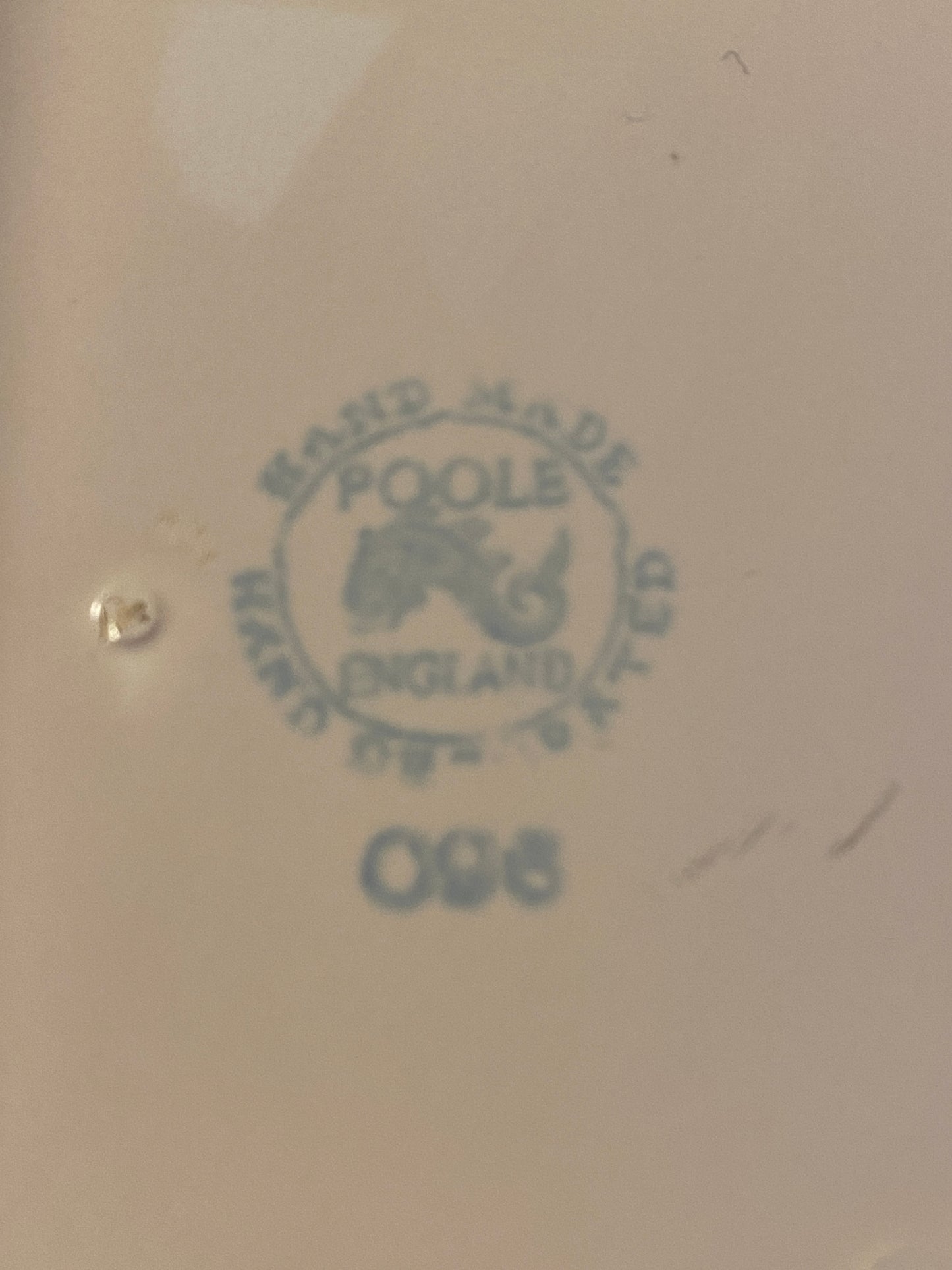 Poole Pottery Cucumber Dish - Pale Blue