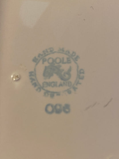 Poole Pottery Cucumber Dish - Pale Blue