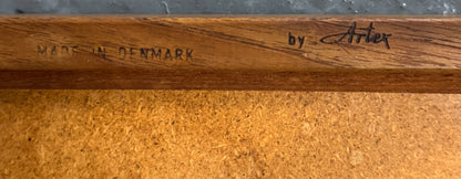 Mcm hex side table by Hans C Anderson for Artex