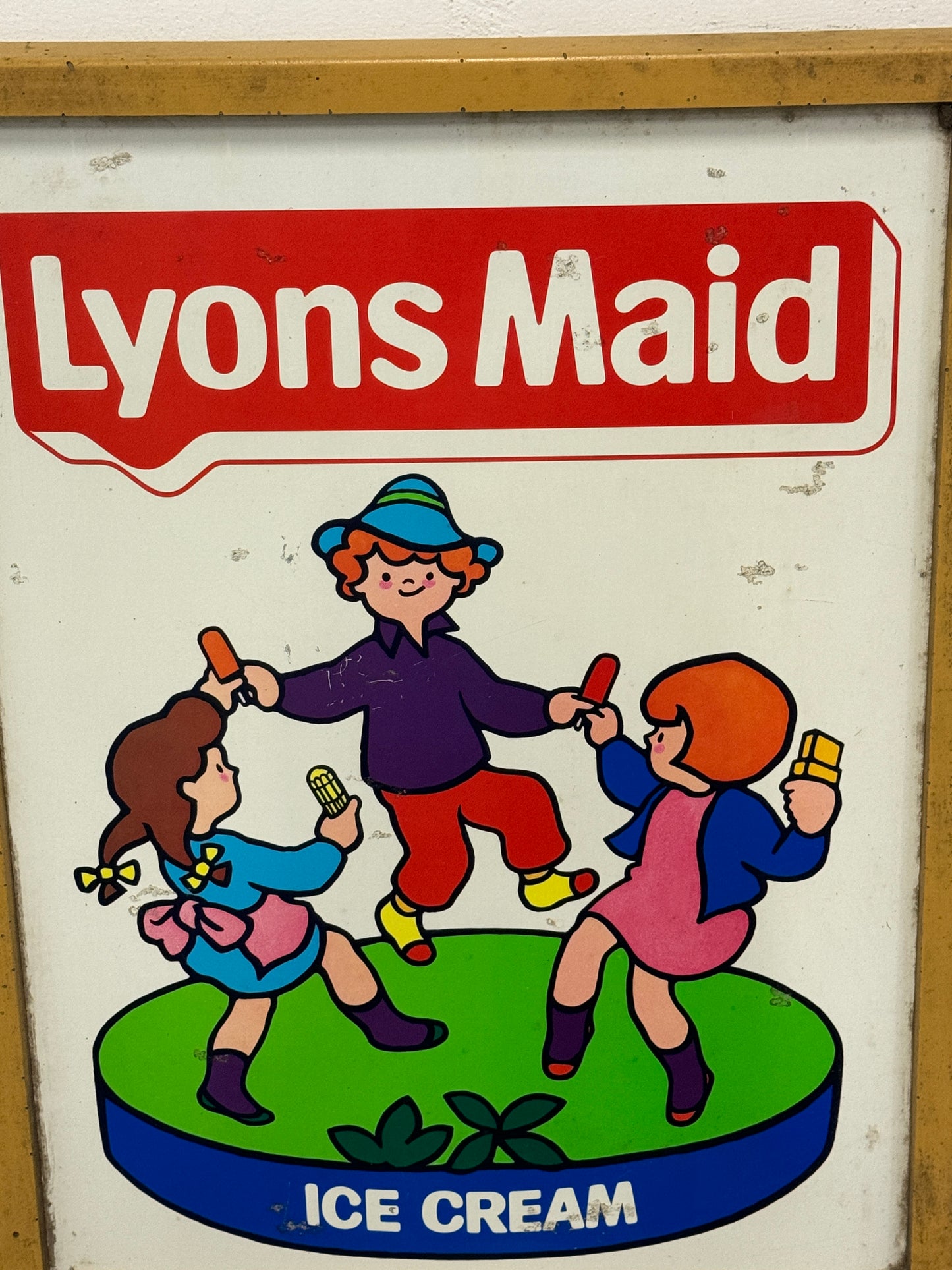 Classic Lyons Maid Ice cream sign