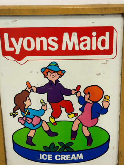 Classic Lyons Maid Ice cream sign