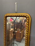 Vintage Gold Guilt Rope Roll Mirror