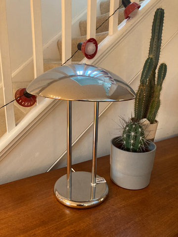 Robert Sonneman's Chrome mushroom lamp for Ikea 80s