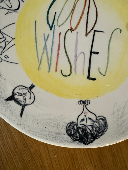 MCM Italian Good wishes gift plate