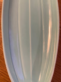 Poole Pottery Cucumber Dish - Pale Blue