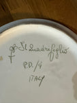 MCM Italian Good wishes gift plate