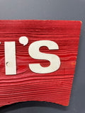 Wooden Dealer : LEVI'S SIGN