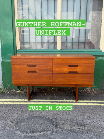 Uniflex Q Range Teak Cabinet – Designed by Gunther Hoffmann | Mid-Century Modern