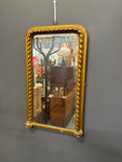 Vintage Gold Guilt Rope Roll Mirror