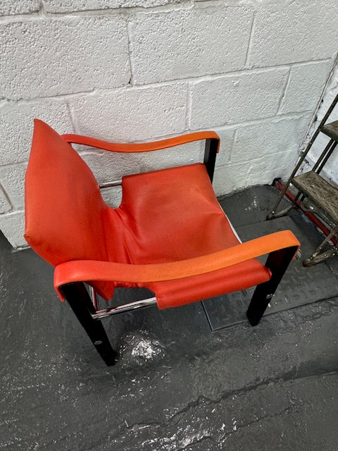 1970s MCM Arkana Safari Lounge Chair