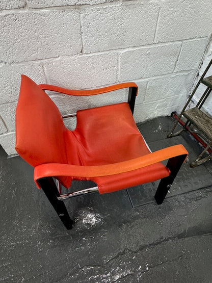 1970s MCM Arkana Safari Lounge Chair