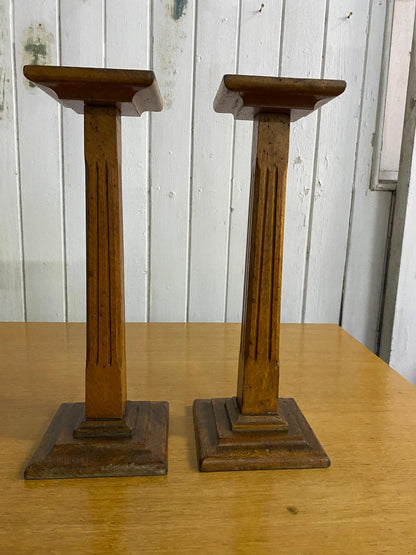 Vintage Wooden Haberdashery shop displays  - Hats / Candles / Plants ?