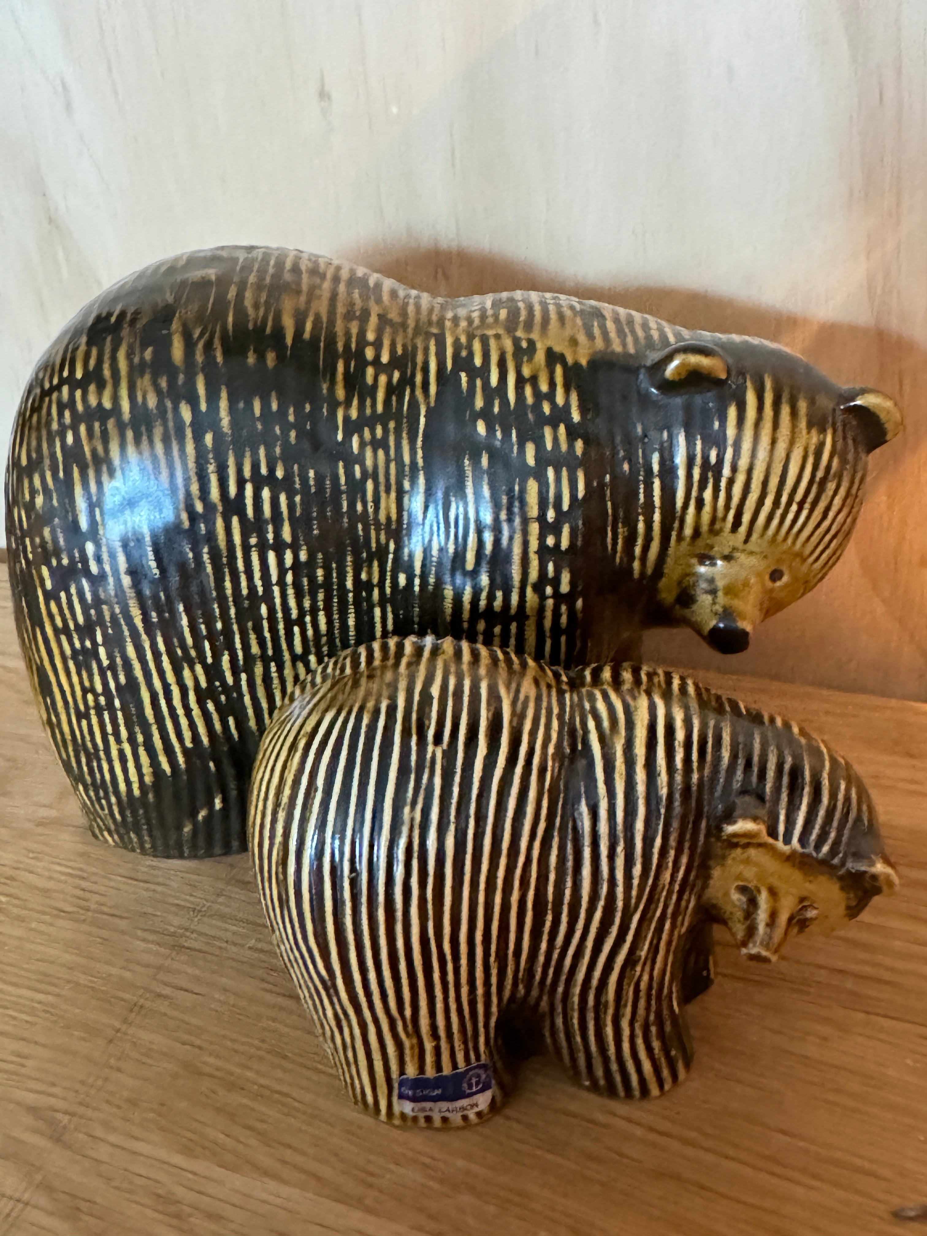 Gustavsberg Design - Lisa Larson Bears - Mama & Cub – FISH4JUNK