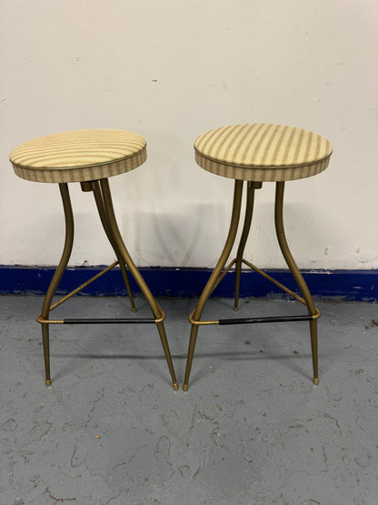Mid Century Italian bar stools - fab