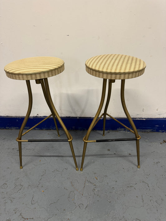 Mid Century Italian bar stools - fab