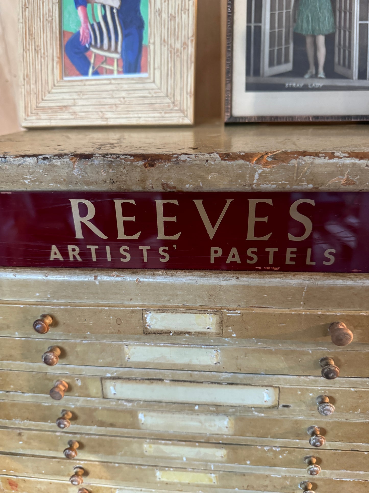 Reeves Artists Pastels Storage unit.