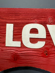 Wooden Dealer : LEVI'S SIGN