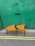 Vintage Mid-Century Danish Teak Side Tables – Interlocking Pair (1960s)