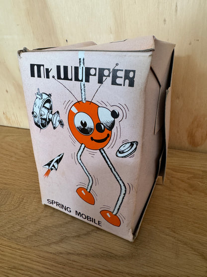 Boxed Mr. Wupper ~ Alien Robot Space Spring Mobile Toy