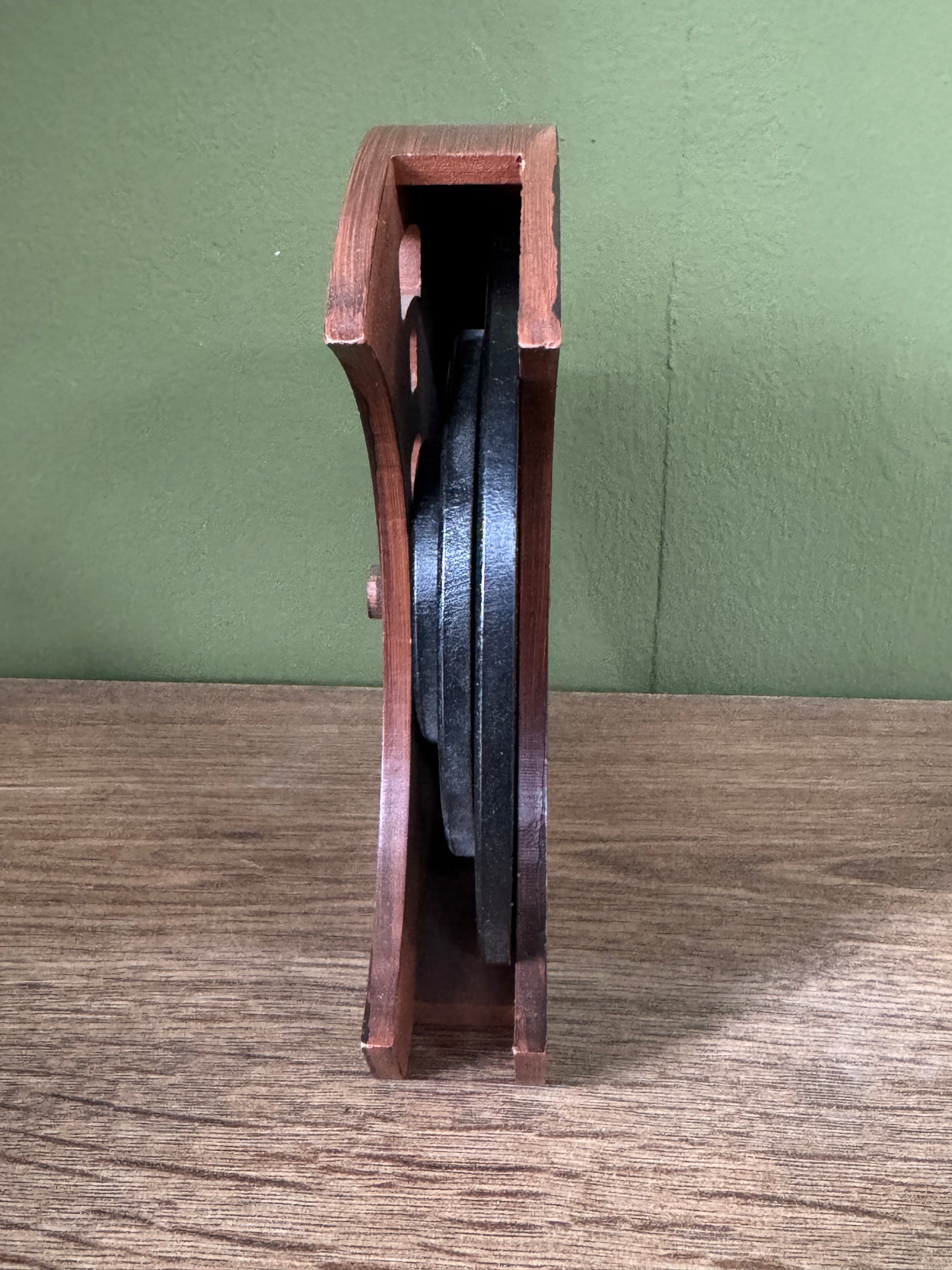 Vintage Mid-Century Teak Perpetual Calendar – Iconic Design with Timeless Appeal