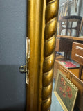 Vintage Gold Guilt Rope Roll Mirror